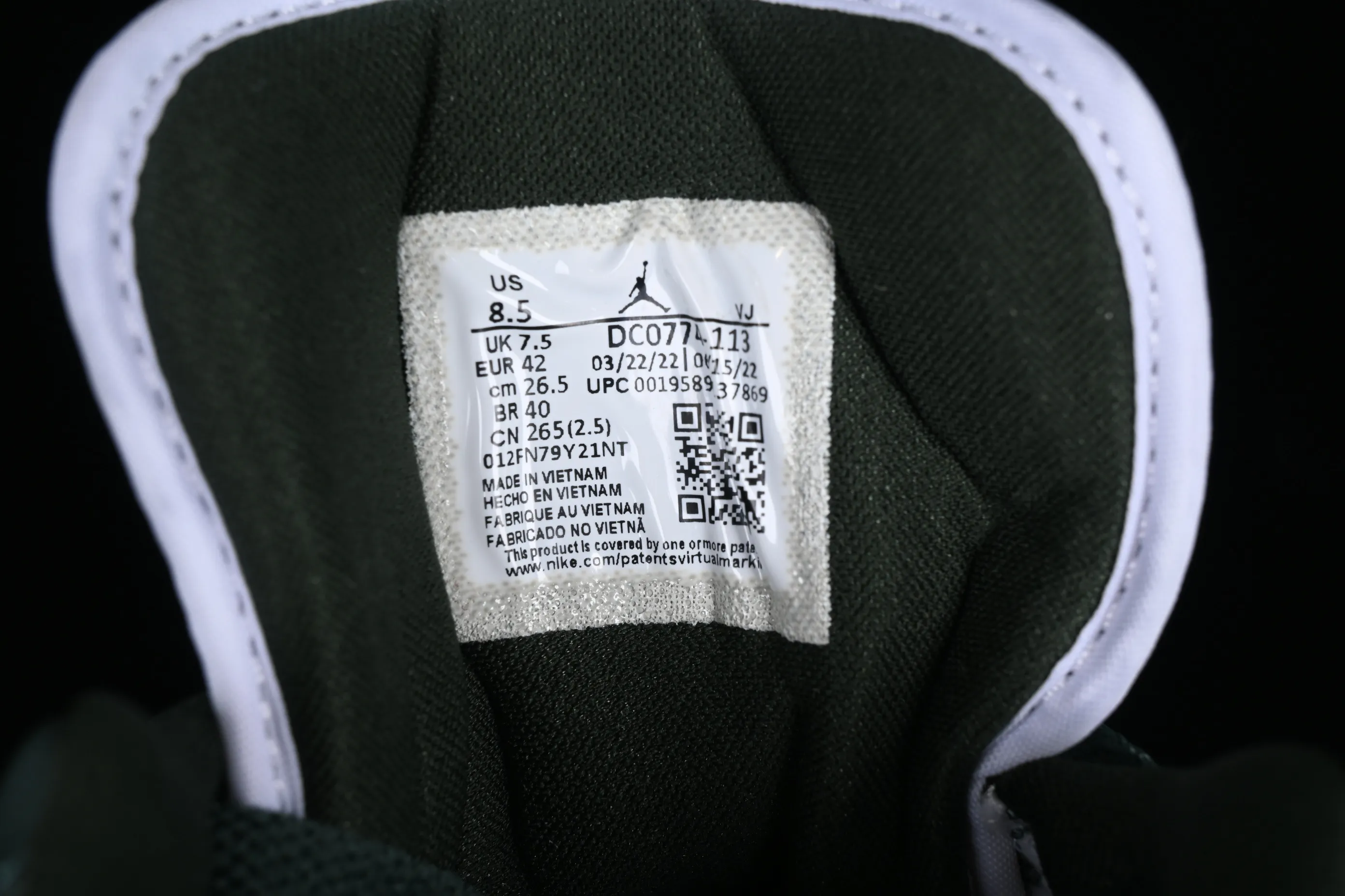 All categories Air Jordan Jordan series basketball shoes Air Jordan 1 Low Z version Air Jordan 1 Low "Olive Green" AJ1 Joe 1 olive green low-top basketball shoes DC0774-113